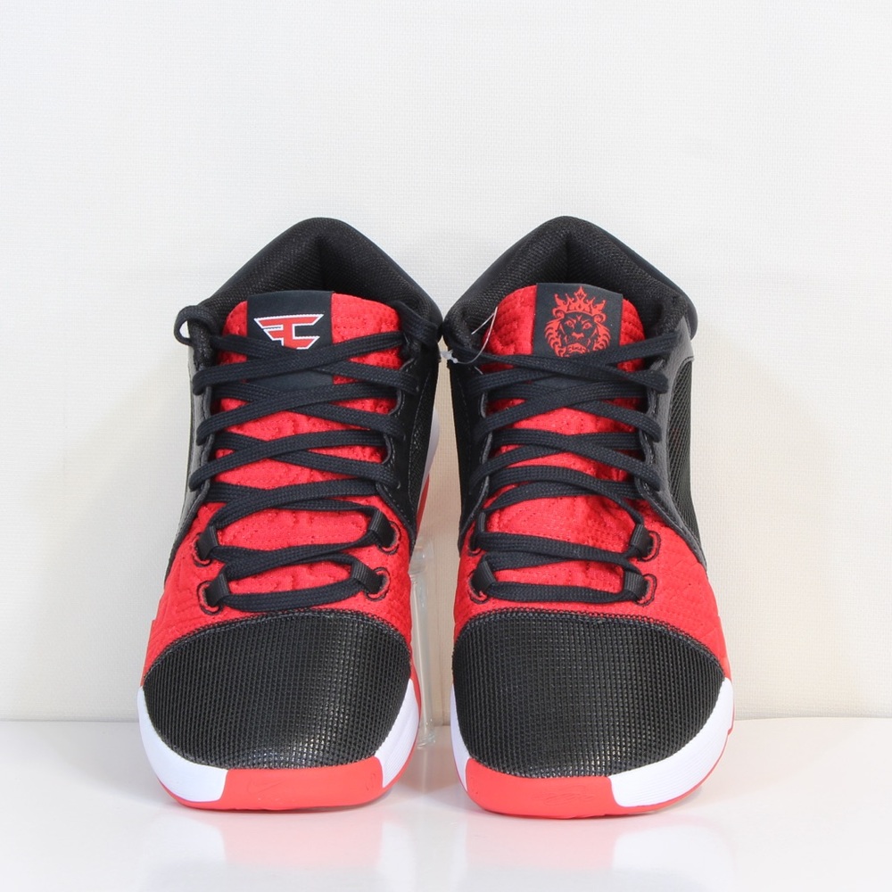 Nike Mens' Black Red Lebron Witness VIII Faze Basketball Shoes NIB - Picture 2 of 10